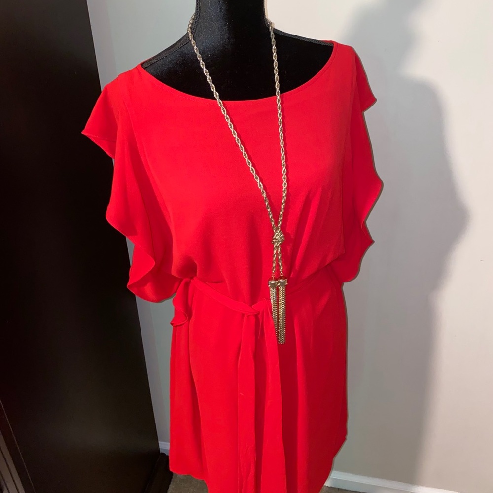 Red dress by Michael Kors!